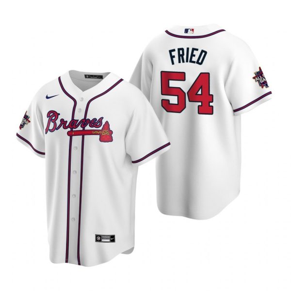 Personalized Men’s Max Fried Atlanta Braves Cool Base All Star Jersey White