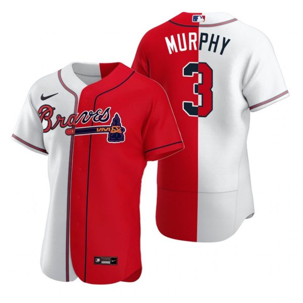 Personalized Men’s Dale Murphy Atlanta Braves Flex Base Jersey Red