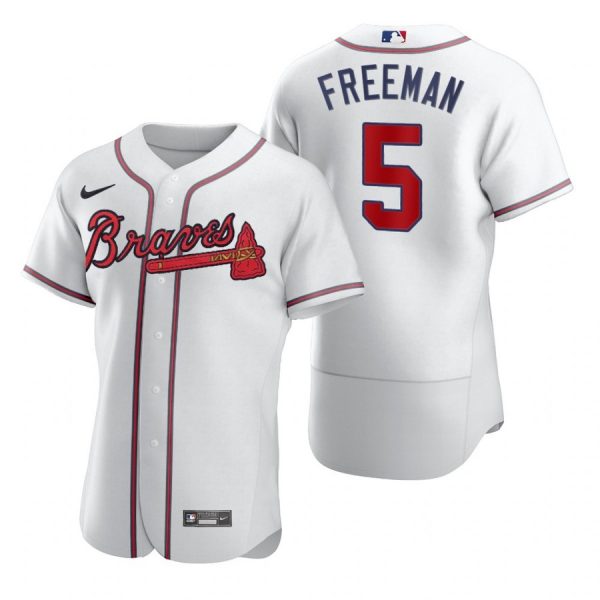 Personalized Men’s Freddie Freeman Atlanta Braves Flex Base Jersey White