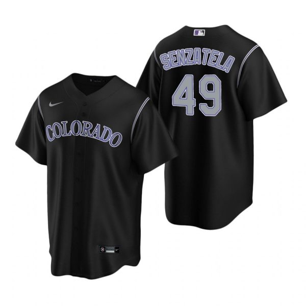 Personalized Men’s Antonio Senzatela Colorado Rockies Cool Base Jersey Black