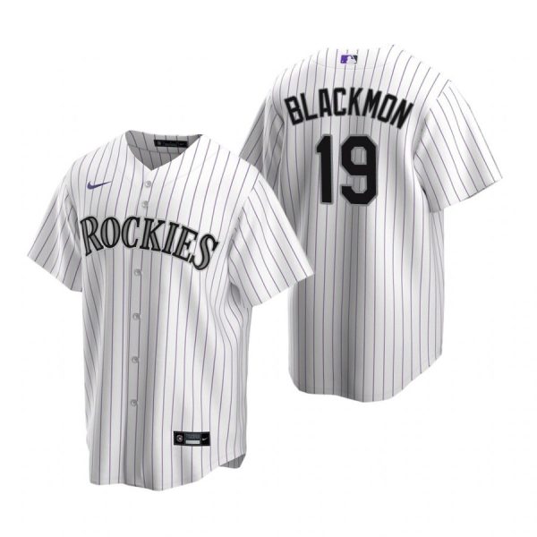 Personalized Men’s Charlie Blackmon Colorado Rockies Cool Base Jersey White