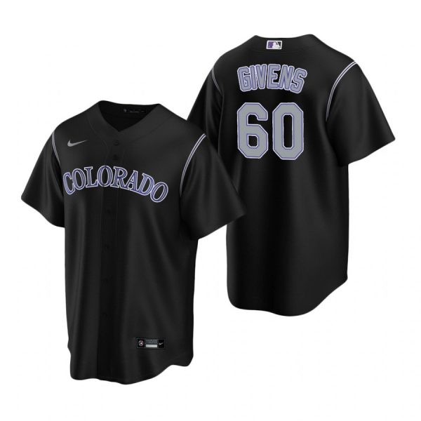 Personalized Men’s Mychal Givens Colorado Rockies Cool Base Jersey Black