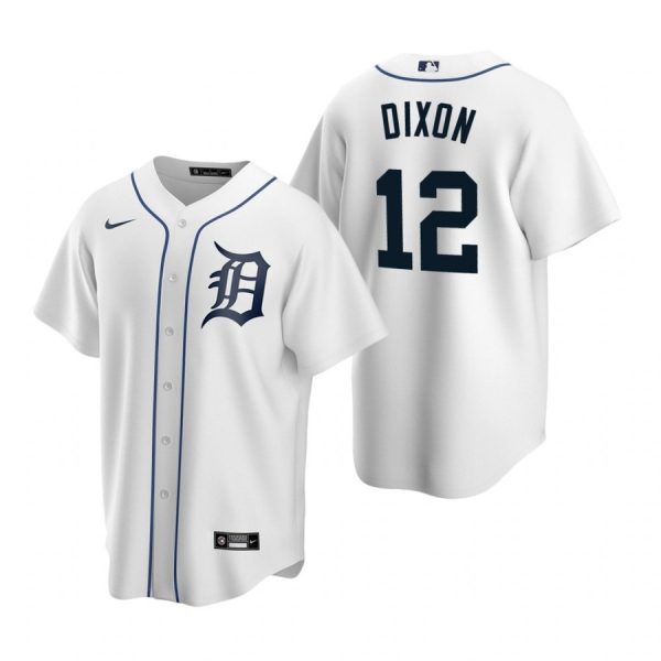 Personalized Men’s Brandon Dixon Detroit Tigers Cool Base Jersey White
