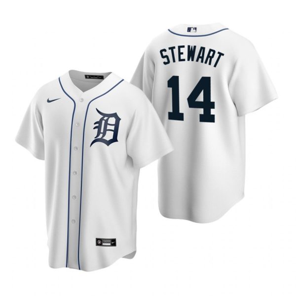 Personalized Men’s Christin Stewart Detroit Tigers Cool Base Jersey White