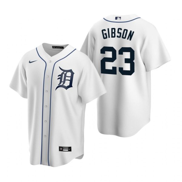 Personalized Men’s Kirk Gibson Detroit Tigers Cool Base Jersey White