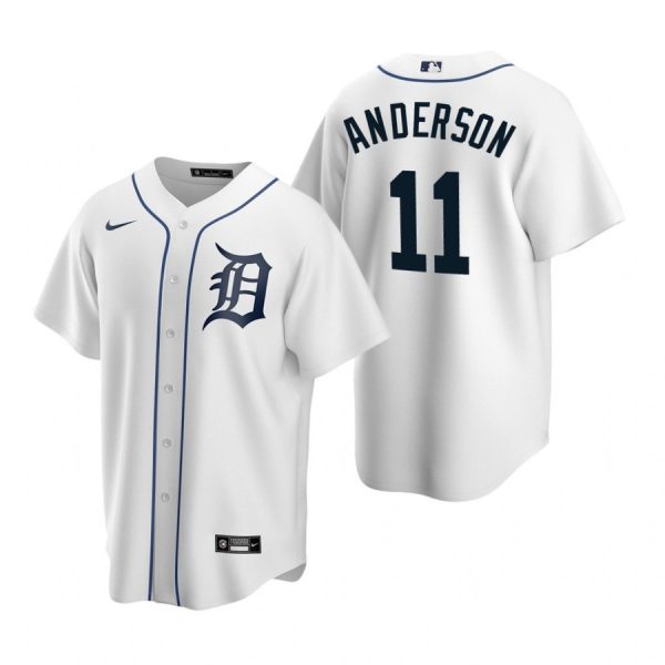 Personalized Men’s Sparky Anderson Detroit Tigers Cool Base Jersey White