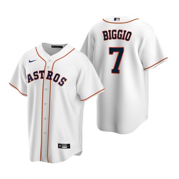 Personalized Men’s Craig Biggio Houston Astros Cool Base Jersey White