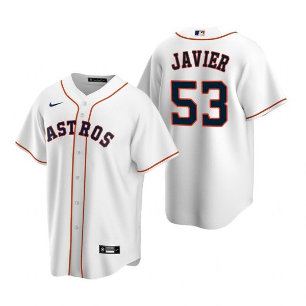 Personalized Men’s Cristian Javier Houston Astros Cool Base Jersey White