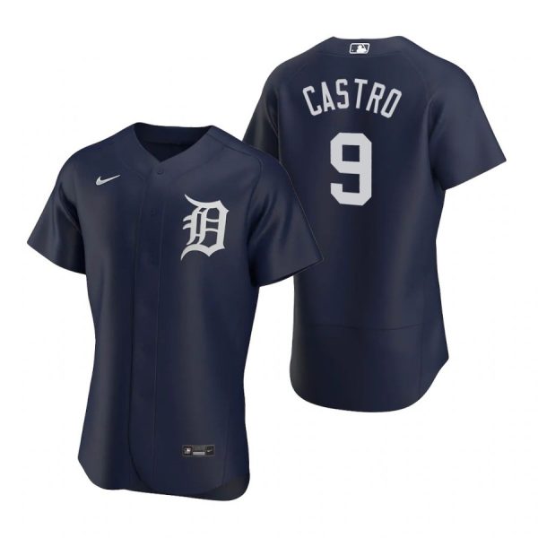 Personalized Men’s Willi Castro Detroit Tigers Flex Base Jersey White