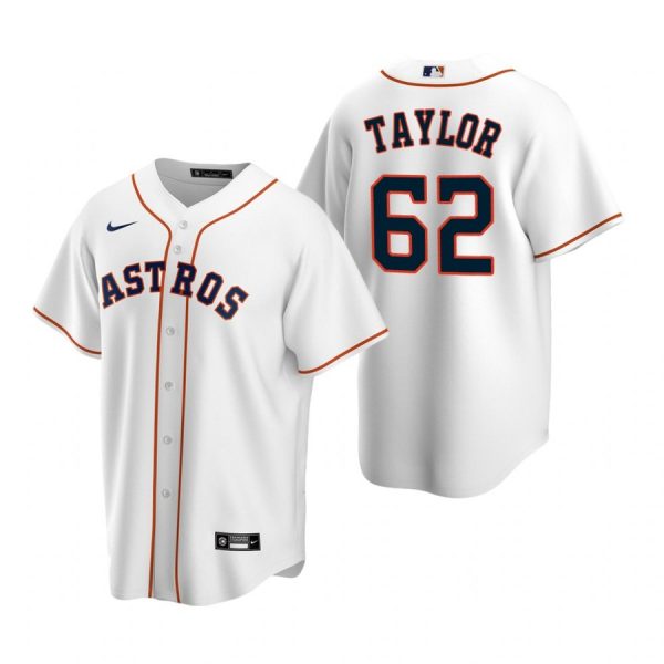 Personalized Men’s Blake Taylor Houston Astros Cool Base Jersey White