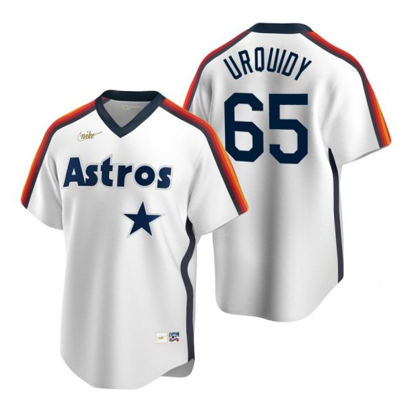 Personalized Men’s Jose Urquidy Houston Astros Cool Base Jersey White Cooperstown