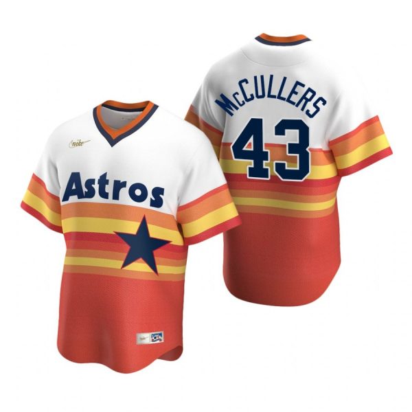 Personalized Men’s Lance Mccullers Jr. Houston Astros Cool Base Jersey Orange Cooperstown