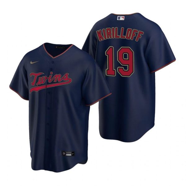 Personalized Men’s Alex Kirilloff Minnesota Twins Cool Base Jersey Navy