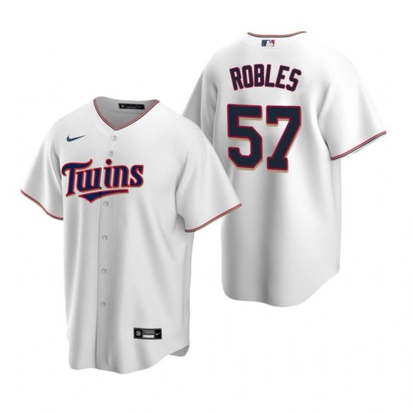 Personalized Men’s Hansel Robles Minnesota Twins Cool Base Jersey White