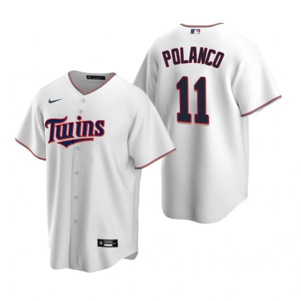 Personalized Men’s Jorge Polanco Minnesota Twins Cool Base Jersey White