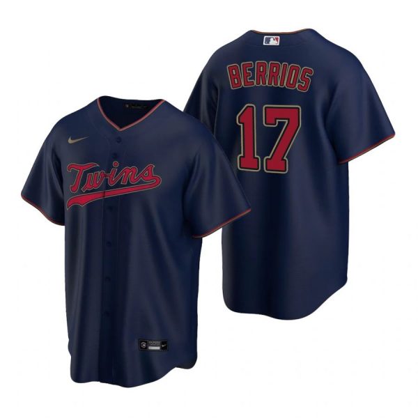 Personalized Men’s Jose Berrios Minnesota Twins Cool Base Jersey Navy