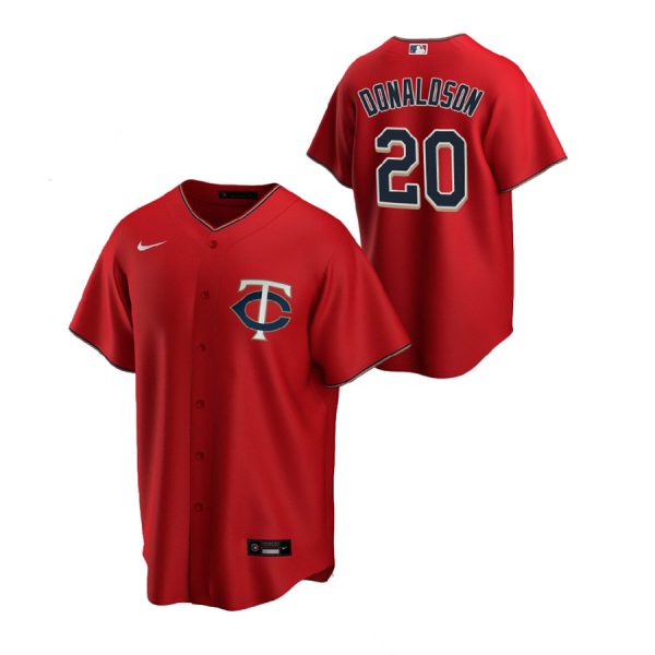 Personalized Men’s Josh Donaldson Minnesota Twins Cool Base Jersey Red