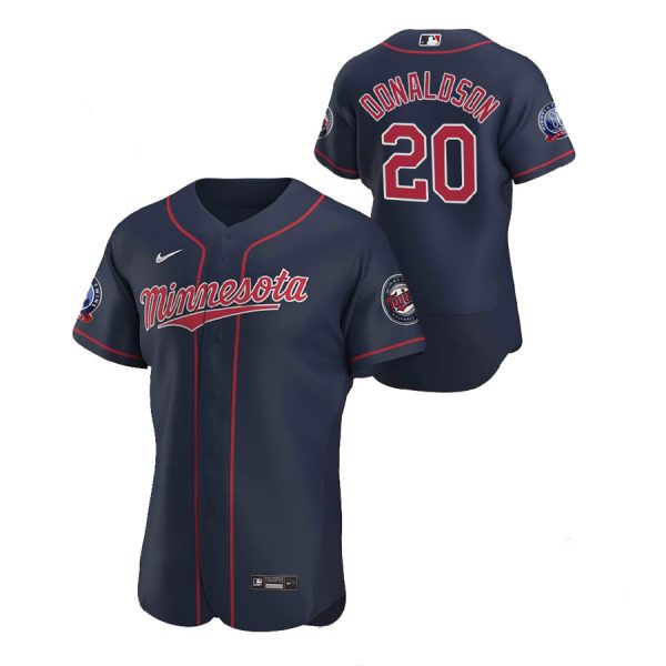 Personalized Men’s Josh Donaldson Minnesota Twins Flex Base Jersey Navy