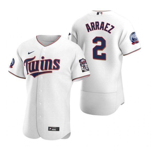 Personalized Men’s Luis Arraez Minnesota Twins Flex Base Jersey White