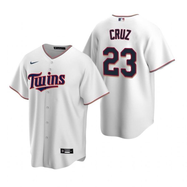 Personalized Men’s Nelson Cruz Minnesota Twins Cool Base Jersey White