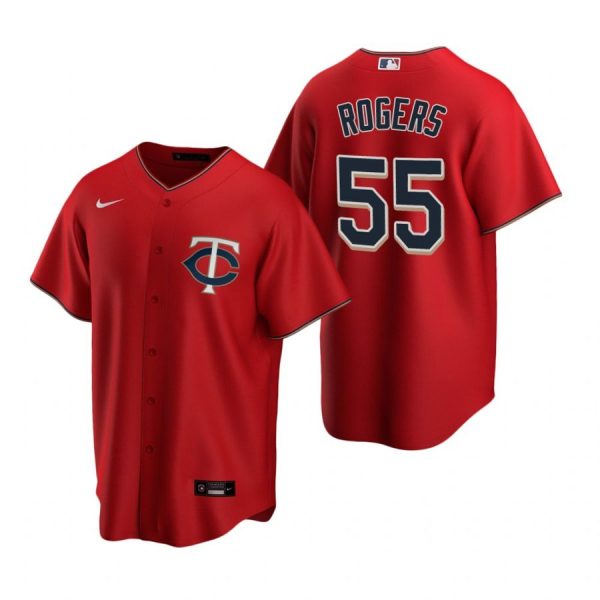 Personalized Men’s Taylor Rogers Minnesota Twins Cool Base Jersey Red