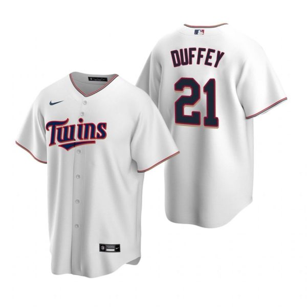 Personalized Men’s Tyler Duffey Minnesota Twins Cool Base Jersey White