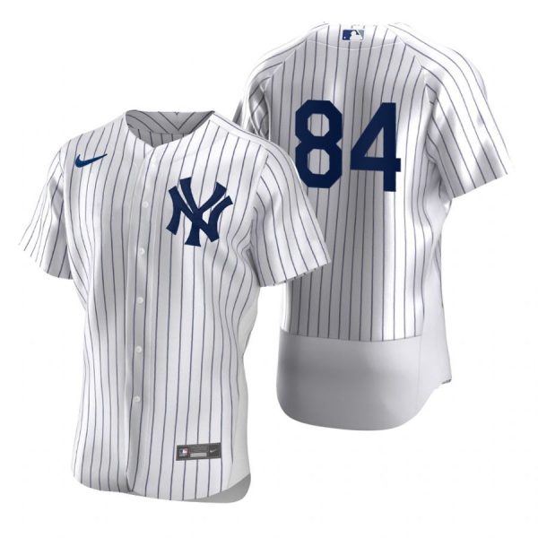 Personalized Men’s Albert Abreu New York Yankees Flex Base Jersey White