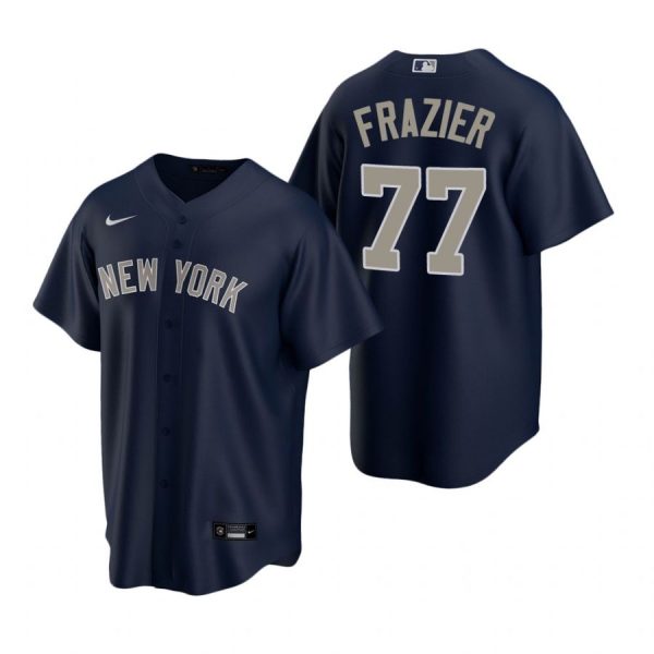 Personalized Men’s Clint Frazier New York Yankees Cool Base Jersey Navy