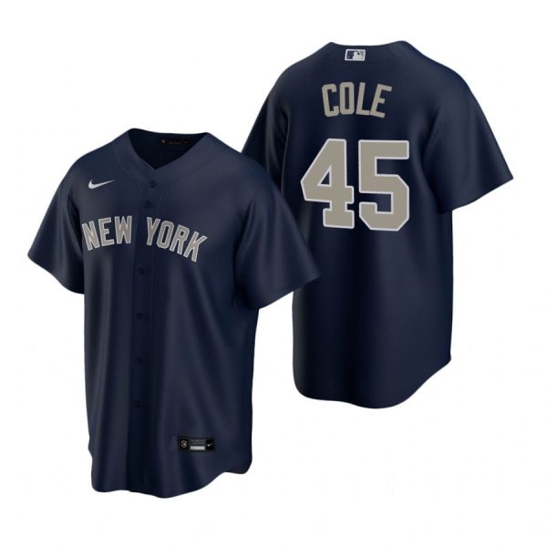 Personalized Men’s Gerrit Cole New York Yankees Cool Base Jersey Navy