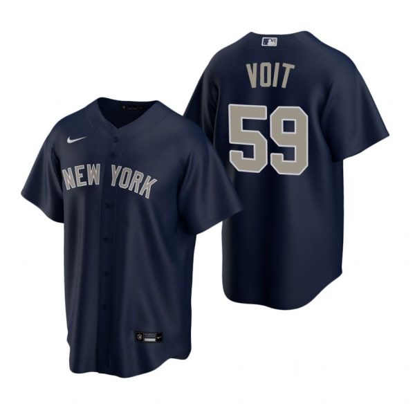 Personalized Men’s Luke Voit New York Yankees Cool Base Jersey Navy