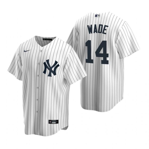 Personalized Men’s Tyler Wade New York Yankees Cool Base Jersey White