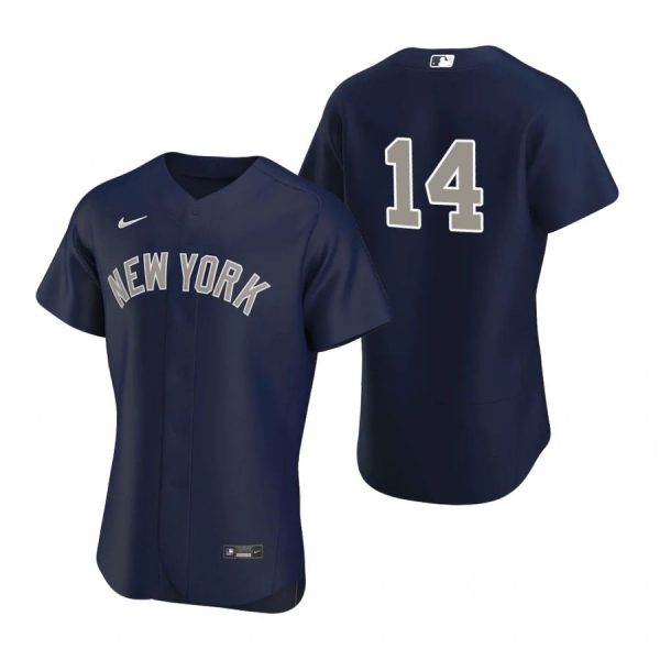 Personalized Men’s Tyler Wade New York Yankees Flex Base Jersey Navy