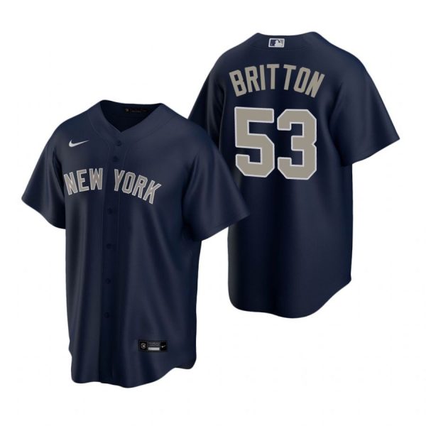 Personalized Men’s Zack Britton New York Yankees Cool Base Jersey Navy