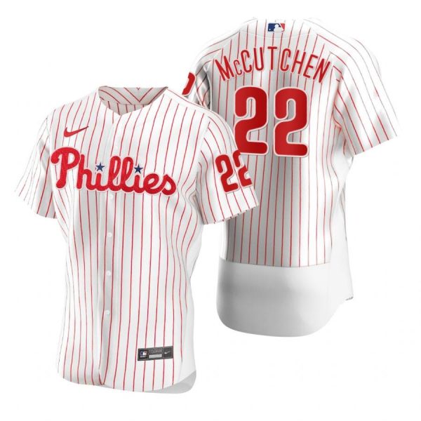 Personalized Men’s #22 Andrew Mccutchen Philadelphia Phillies Flex Base Jersey White