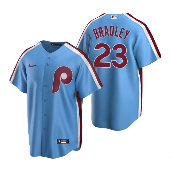 Personalized Men’s #23 Archie Bradley Philadelphia Phillies Cool Base Jersey Light Blue