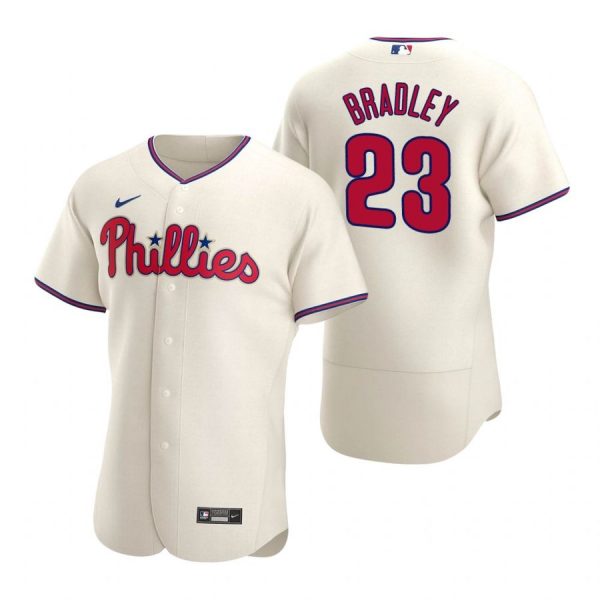 Personalized Men’s #23 Archie Bradley Philadelphia Phillies Flex Base Jersey Cream