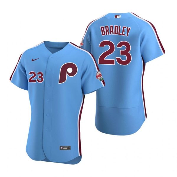 Personalized Men’s #23 Archie Bradley Philadelphia Phillies Flex Base Jersey Light Blue