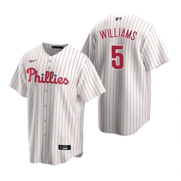 Personalized Men’s #5 Nick Williams Philadelphia Phillies Cool Base Jersey White