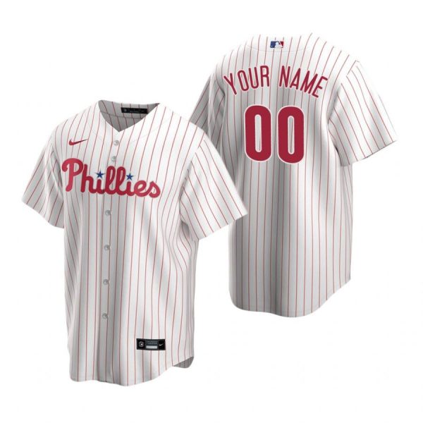 Personalized Men’s Philadelphia Phillies Cool Base Jersey White