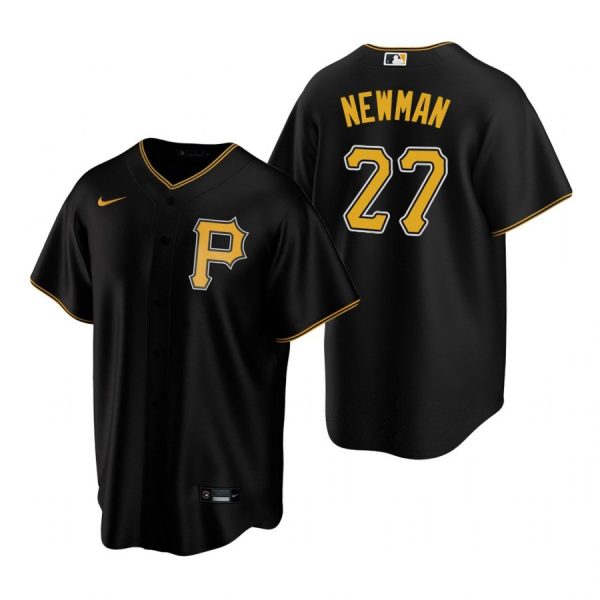Personalized Men’s #27 Kevin Newman Pittsburgh Pirates Cool Base Jersey Black