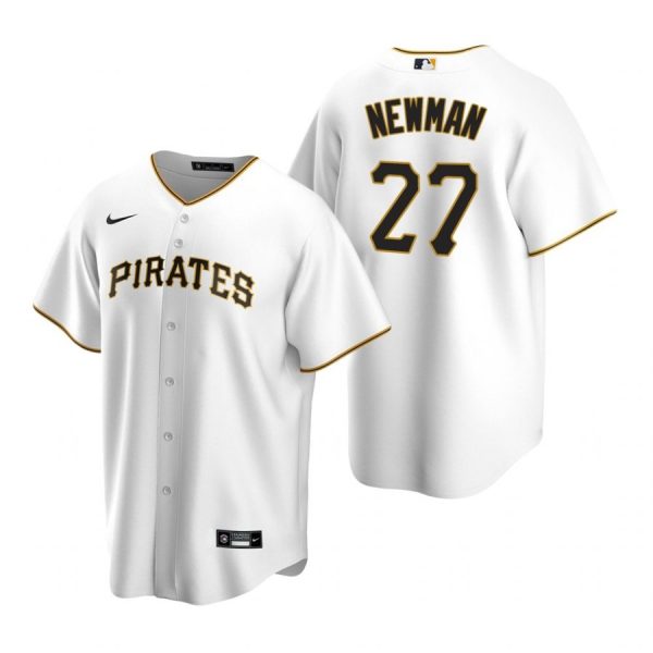 Personalized Men’s #27 Kevin Newman Pittsburgh Pirates Cool Base Jersey White