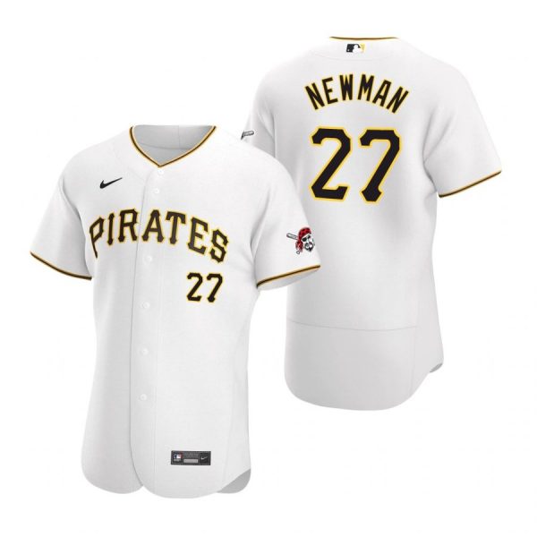 Personalized Men’s #27 Kevin Newman Pittsburgh Pirates Flex Base Jersey White