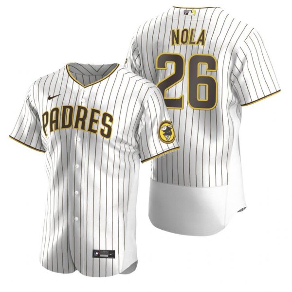 Personalized Men’s #26 Austin Nola San Diego Padres Flex Base Jersey White