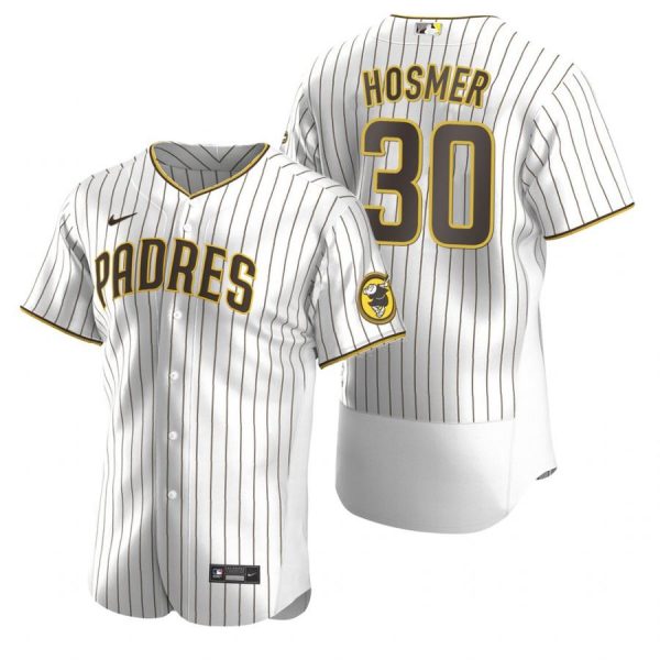 Personalized Men’s #30 Eric Hosmer San Diego Padres Flex Base Jersey White