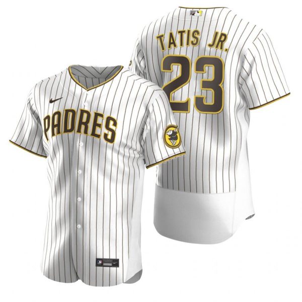 Personalized Men’s #23 Fernando Tatis Jr. San Diego Padres Flex Base Jersey White