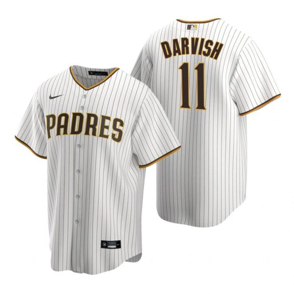 Personalized Men’s #11 Yu Darvish San Diego Padres Cool Base Jersey White