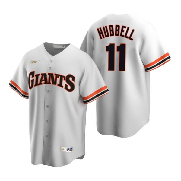 Personalized Men’s #11 Carl Hubbell San Francisco Giants Cool Base Jersey White Cooperstown
