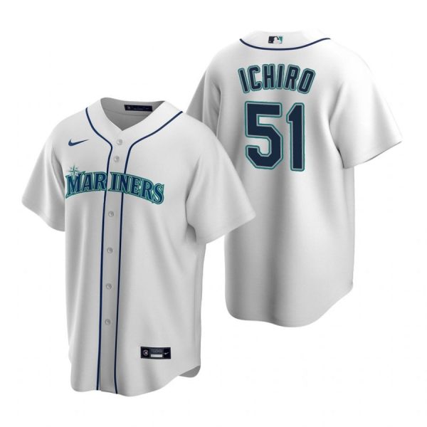 Personalized Men’s Ichiro Suzuki Seattle Mariners Cool Base Jersey White White