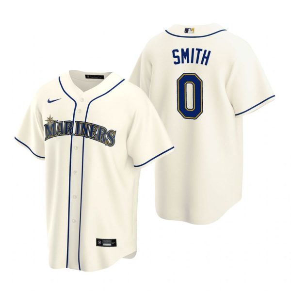 Personalized Men’s Mallex Smith Seattle Mariners Cool Base Jersey Gray Cream
