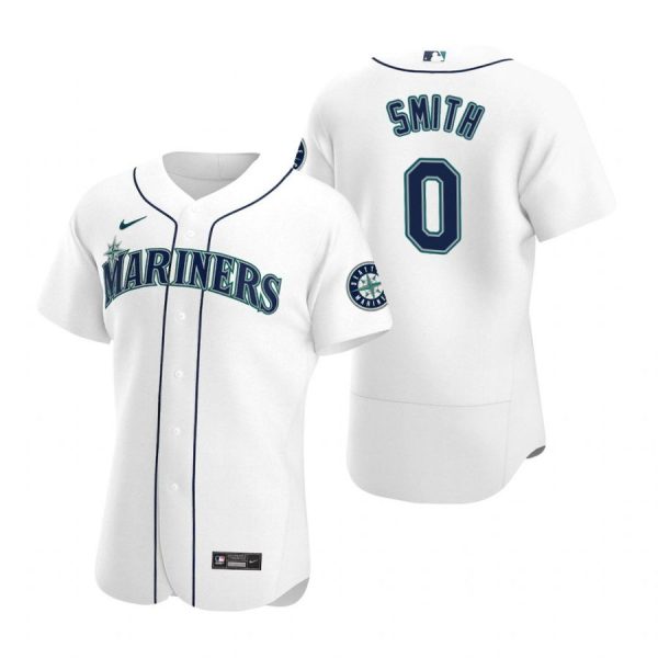 Personalized Men’s Mallex Smith Seattle Mariners Flex Base Jersey Aqua White